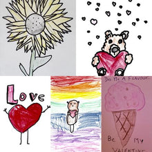 Load image into Gallery viewer, Love Cards - "Sunflowers & Ice Cream" - Package of 6
